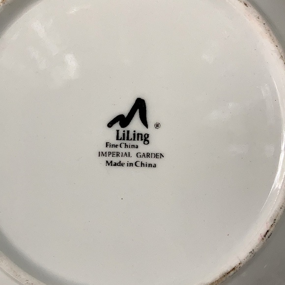 Liling Imperial Garden Rimmed Soup Salad Bowl Set - Picture 5 of 15